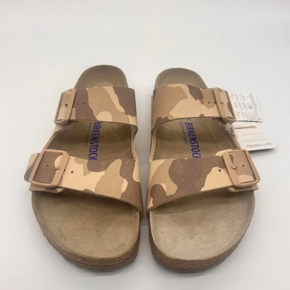 NWT Birkenstock Limited Edition Camo Sandals L9 M7 - 40